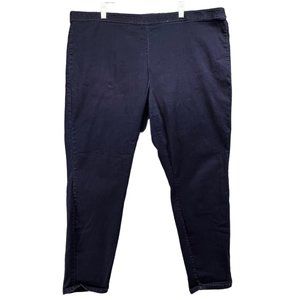 Jennifer Lopez High Rise Skinny Jeggings Jeans Denim Blue Womens Size 20 W Short